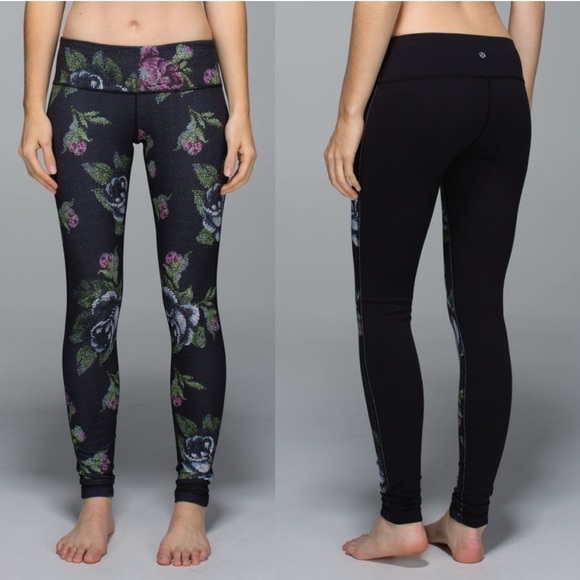 lululemon athletica Pants - Lululemon Garden Party Wunder Under Pants 4